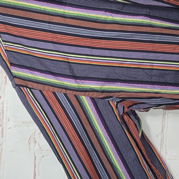 Robert Graham Multicolored Striped Button Down Men’s Shirt Size XL - Picture 4 of 12